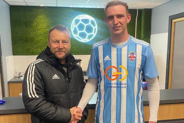 New Liversedge FC signing Luke Aldrich is hoping to make an impact after his move from Ossett United.