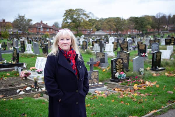 Christine Leeman, trustee of the New Friends of Dewsbury Cemetery volunteer group.