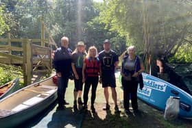 Kim Leadbeater, centre, has welcomed Kirklees Council’s decision to continue funding Duke of Edinburgh Award activities at Little Deer Wood in Mirfield.