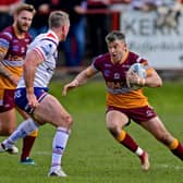 Action from Batley Bulldogs' defeat at home to Wakefield Trinity. Photo by Paul Butterfield.