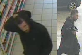 Police investigating a robbery at a convenience store in Gomersal have released images of a man who they would like to speak to.