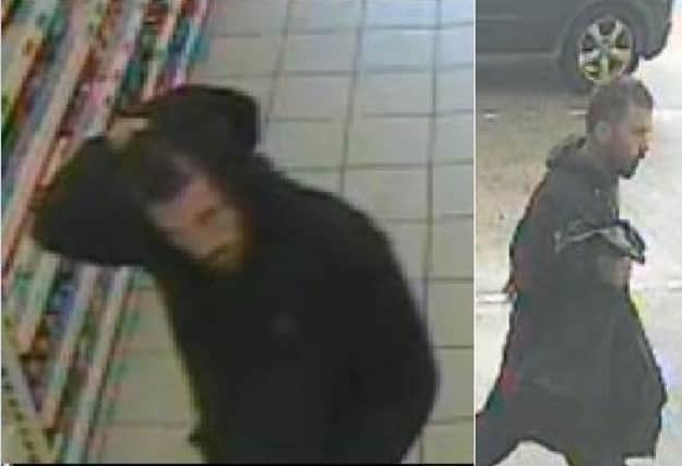 Police investigating a robbery at a convenience store in Gomersal have released images of a man who they would like to speak to.