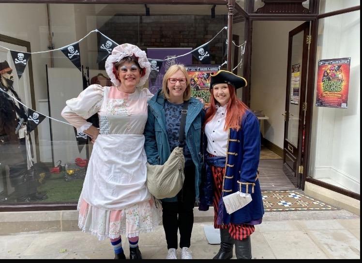 Treasure Island: Pirate panto promoted in Dewsbury Arcade pop-up box office