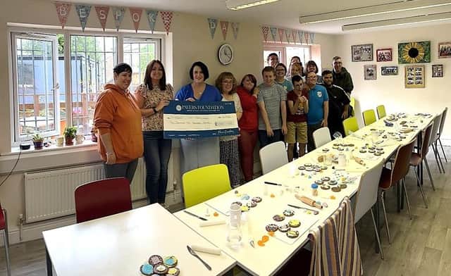 Pavers Foundation has donated £1,500 to Bespoke Day Services in Liversedge.