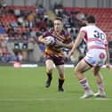 Tom Gilmore in action in the Championship Grand Final. He successfully converted both of Batley's tries.