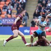 Dewsbury Rams and Batley Bulldogs in action in 2019. (Picture by Ash Allen/SWpix.com)