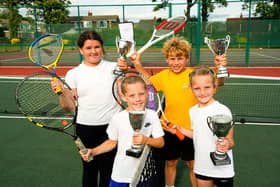 Mirfield Tennis Club hosted another successful Schools Tennis Festival. Pic: Simon Dewhurst