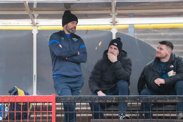 Halifax Panthers' head coach Liam Finn, left, expects the "very best version" of Dewsbury Rams in their Championship season opener on Sunday.