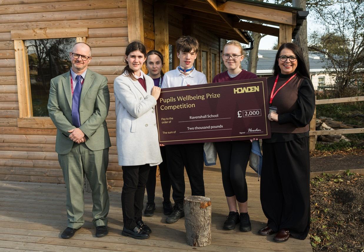 Ravenshall School in Dewsbury has won a share of Howden’s national Pupils’ Wellbeing Prize
