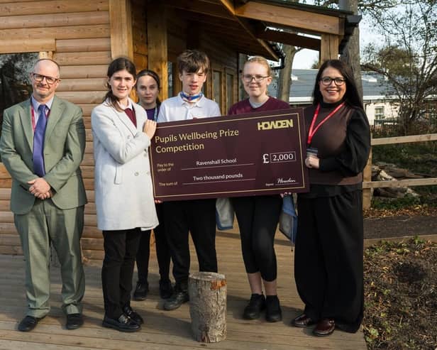 Ravenshall School has been awarded £2,000 by Howden's annual scheme which funds student-led initiatives designed to improve mental health and wellbeing within their school communities.
