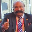 District Governor of the Rotary Club in Bradford, Dr Manoj Joshi.