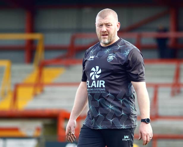 Dewsbury Rams' head coach Paul March is set to face a former club in Featherstone Rovers on Sunday. Photo by Thomas Fynn.
