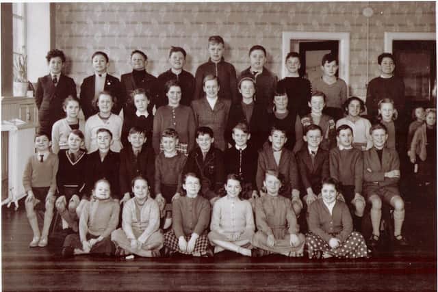 TopClass at Warwick Road, featuring organisers of the forthcoming reunion Betty Maudsley (third row up, fourth from the window), Elizabeth Perera (third row up, second from the right, and Ruth Rayner (front row, fourth from the window).