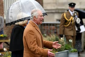 King Charles and Queen Camilla on a recent visit to Malton.