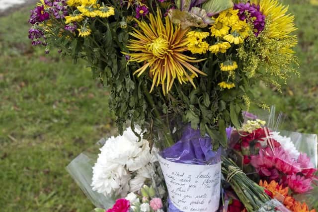 Floral tributes have been left at the scene of a fatal crash in Wakefield.