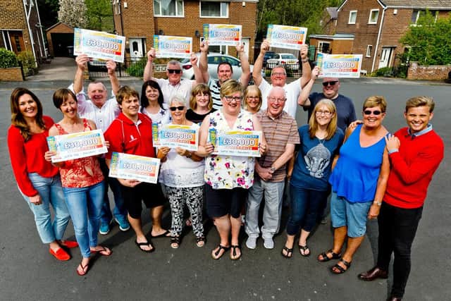 No fewer than 13 Dewsbury neighbours won big on the Postcode Lottery this week.