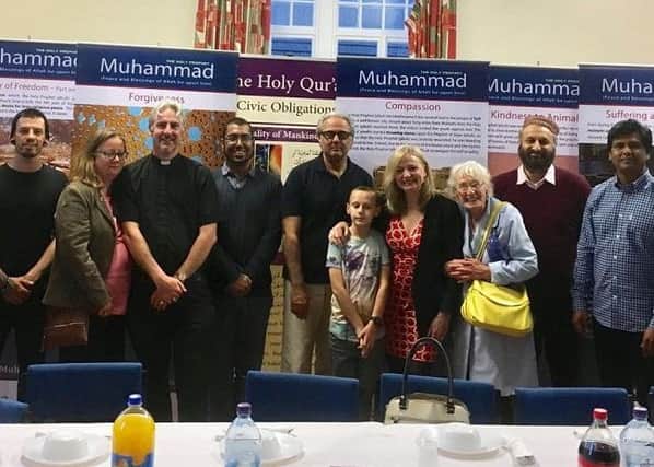 IFTAR GUESTS: Around 50 people were at Howden Clough Community Centre for the meal.