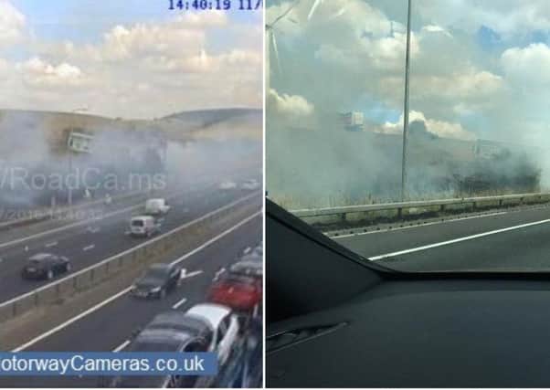The M62 fire