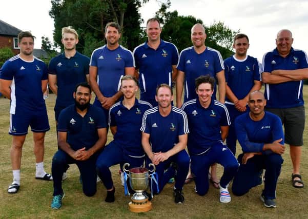 Hanging Heaton were crowned Bradford League Twenty20 Cup winners after beating Methley in a thrilling final last Sunday. Pictures: Paul Butterfield.