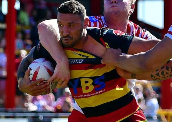 Paul Sykes landed conversions to the first four Rams tries against Sheffield but was unable to land the final goal which would have earned a draw.