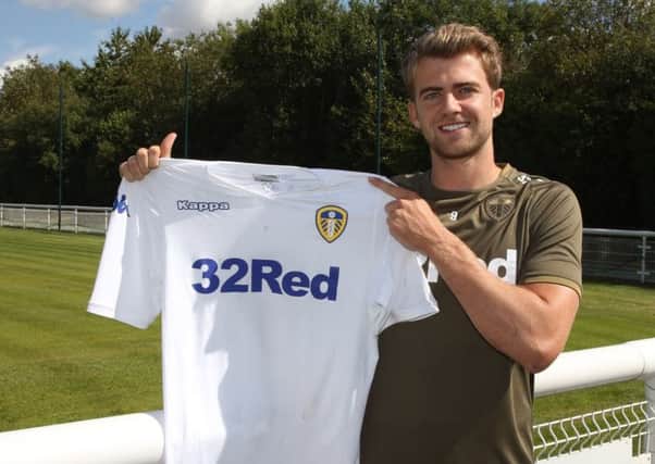 Leeds United's new signing, Patrick Bamford.