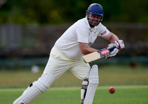 Mirfield Parish Cavaliers captain Tim Orrell produced a determined innings of 44 but it wasnt enough to prevent a heavy defeat at the hands of Golcar in the Drakes Huddersfield Premiership last Saturday. Picture: Paul Butterfield