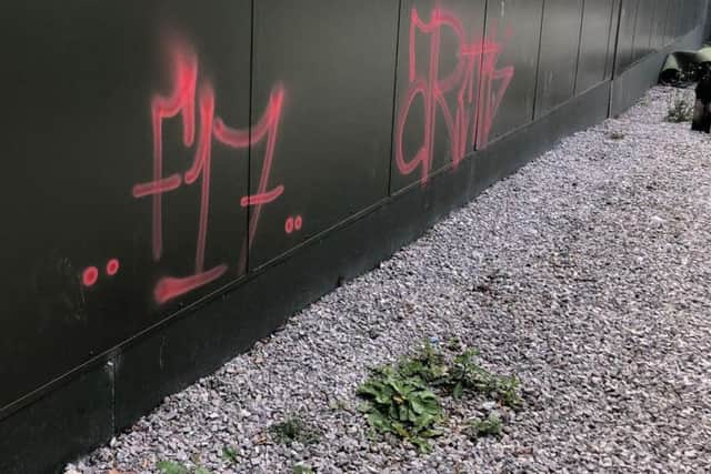 Graffiti at Mount CC.