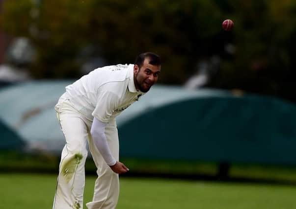 Huzaifa Patel returned superb figures of 7-23 to help dismiss Gomersal for 54 and put Batley on course for a nine wicket win in Bradford League Championship One last Saturday. Picture: Paul Butterfield