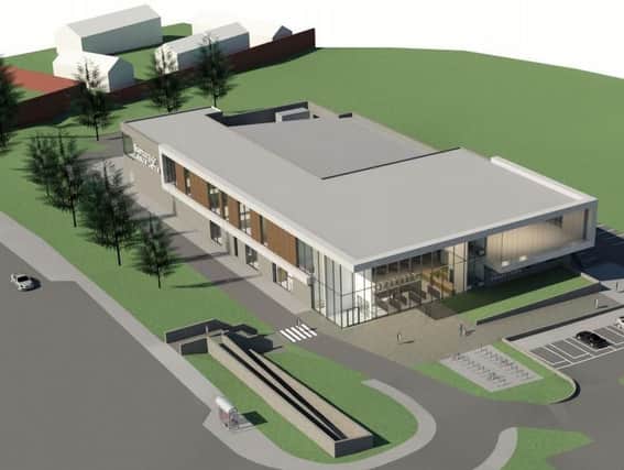 An artist's impression of how the new facility could look.