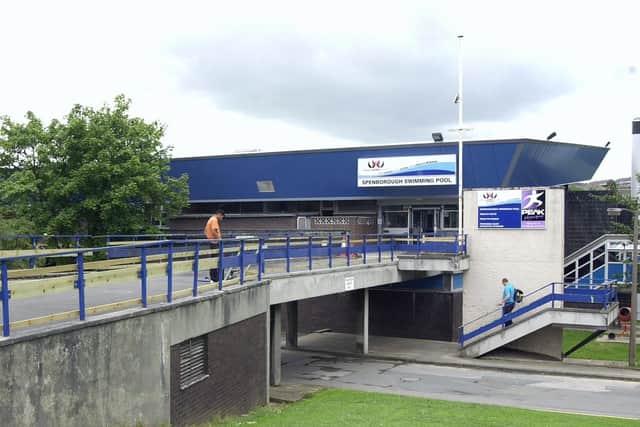 The current Spenborough pool facility, which was built in 1969.