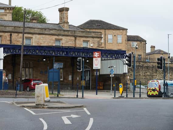 Michael Howarth was arrested at Dewsbury Train Station.