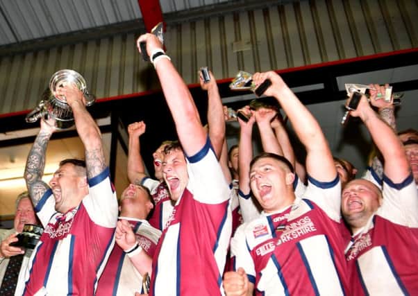 Thornhill Trojans were crowned National Conference Division One champions despite suffering defeat at York Acorn, having already won he Heavy Woollen Jim Brown Cup last month.Picture:Paul Butterfield