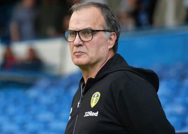 Leeds United head coach Marcelo Bielsa, set for his first Millwall experience.