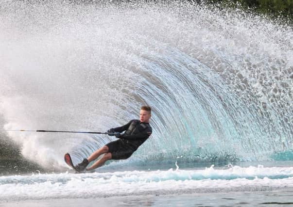 Batley waterskiier Danny Jays was crowned British National champion in the slalom category despite competing against older and more experienced rivals.