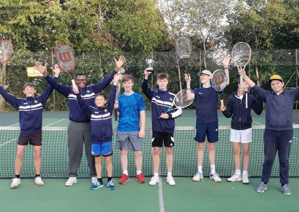Thornhill Tennis Club's Intermediate team won the Huddersfield and District League Division One title for a second successive year.