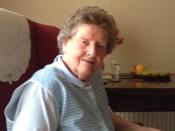 Brenda Hartley, 88, is appealing to former colleagues for information having contracted asbestosis.