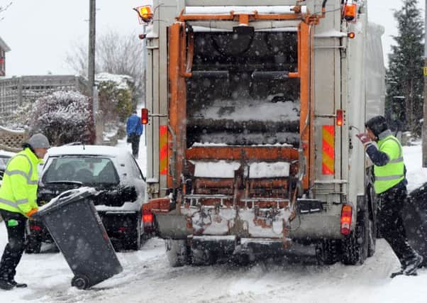 SERVICE: Whatever the weather, residents can find out collection dates and report a missed bin.