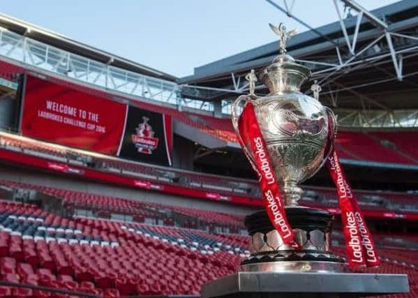 The Challenge Cup at Wembley Stadium