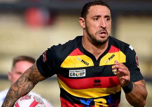 Paul Sykes has signed a new deal for Dewsbury Rams, which will keep the stand-off at his hometown club for the 2019 season. Picture: Paul Butterfield
