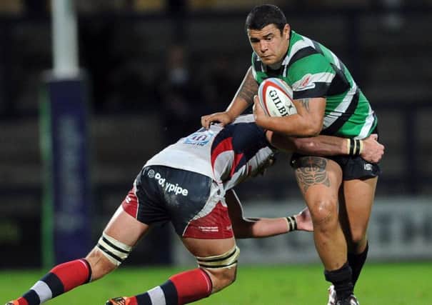 Dewsbury-born Sam Lockwood, pictured during hjis time playing for Leeds Carnegie, helped Newcastle Falcons to their highest league finish in 20 years last season.