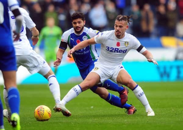 Kalvin Phillips, who has stepped up in defence in recent weeks for Leeds United.
