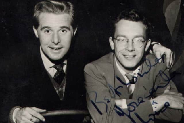 Future superstars: The young Morecambe and Wise as they looked when they appeared at The Empire Theatre in 1951.