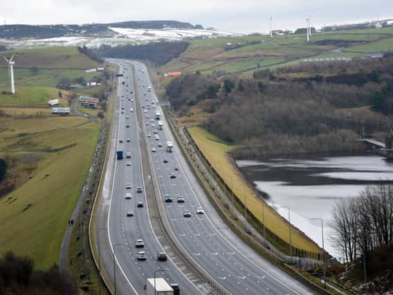 Motorists are being warned about congestion on this stretch of the M62