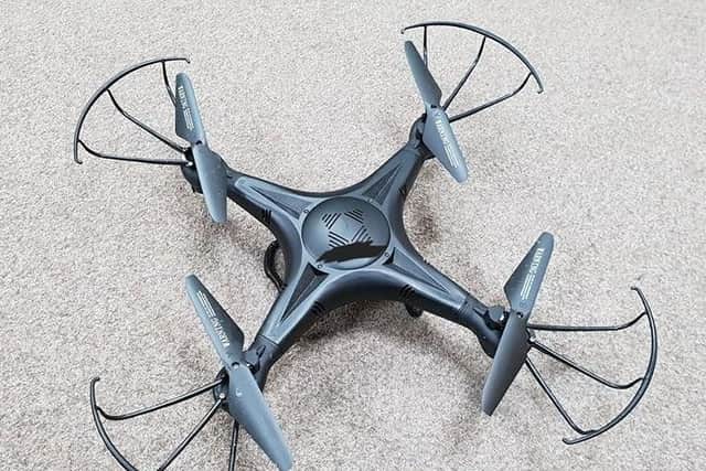 The drone was found in the outlet's brickyard days ago.