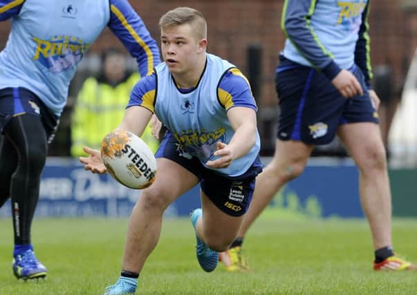 Former Leeds Rhinos Academy captain Harvey Whiteley has joined Dewsbury Rams.  Picture Bruce Rollinson