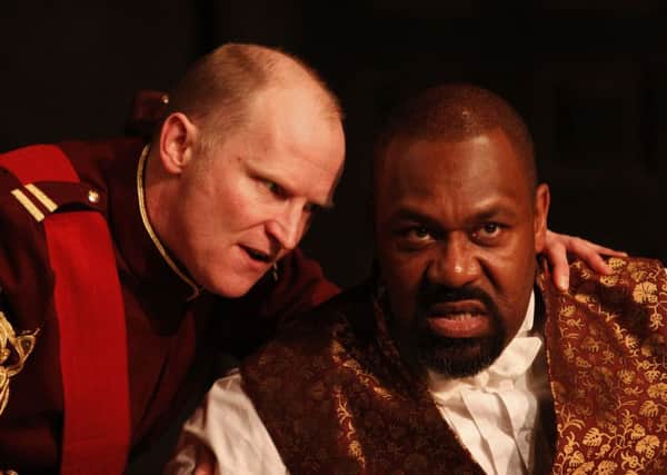 Northern Broadsides & West Yorkshire Playhouse, Dress Rehearsals of Othello by William Shakespeare, with Conrad Nelson as Iago and Lenny Henry as Othello.
nobby@nobbyclark.co.uk