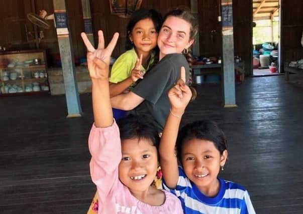 Host Family: Molly Westhead lived with a local family while volunteering in Cambodia.