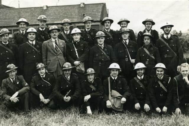 Vital Units: This picture isnt of the Hanging Heaton Dads Army during the Second World War, of which Ronnie Ellis is writing, but the one from the village next door Shaw Cross. They all did a good job which ever village they belonged to. Picture kindly loaned by Roy Elliot.
