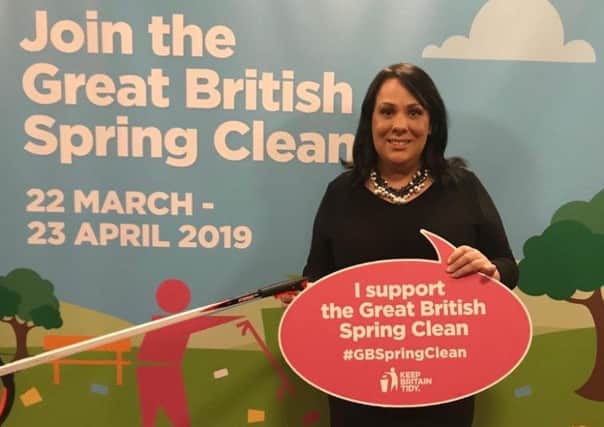 Rubbish battle: Paula Sherriff MP will be holding four litter picks as part of the Spring clean drive.