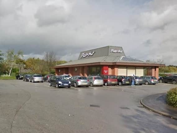 The men were arrested in the car park at Pizza Hut in Birstall.
